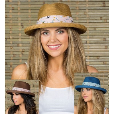 's Summer Fedora Floppy Hats for Beach Camping Vacation Travel Fishing  eb-29273221
